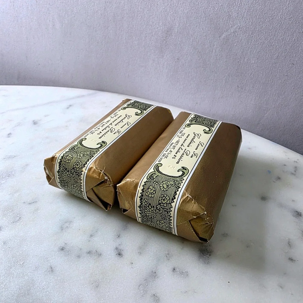 Annick Goutal Gardenia Passion Savon Fin Luxury Scented Bar Soap Set 2 125g